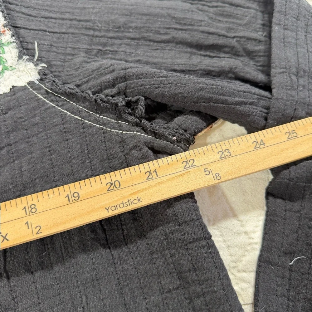 POL Black Floral Patchwork Utility Jacket - Picture 7 of 16